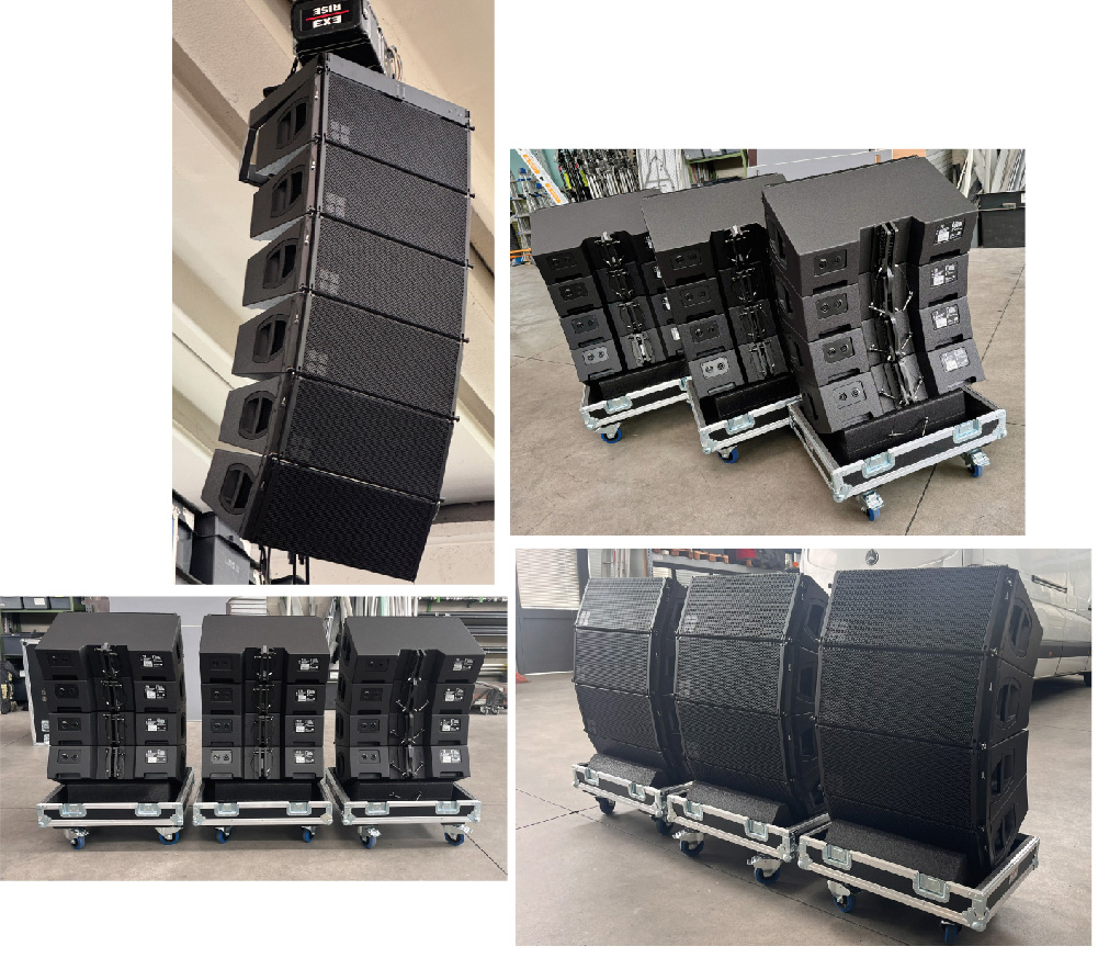 D&B - Y array Service Audio Video Luce Milano